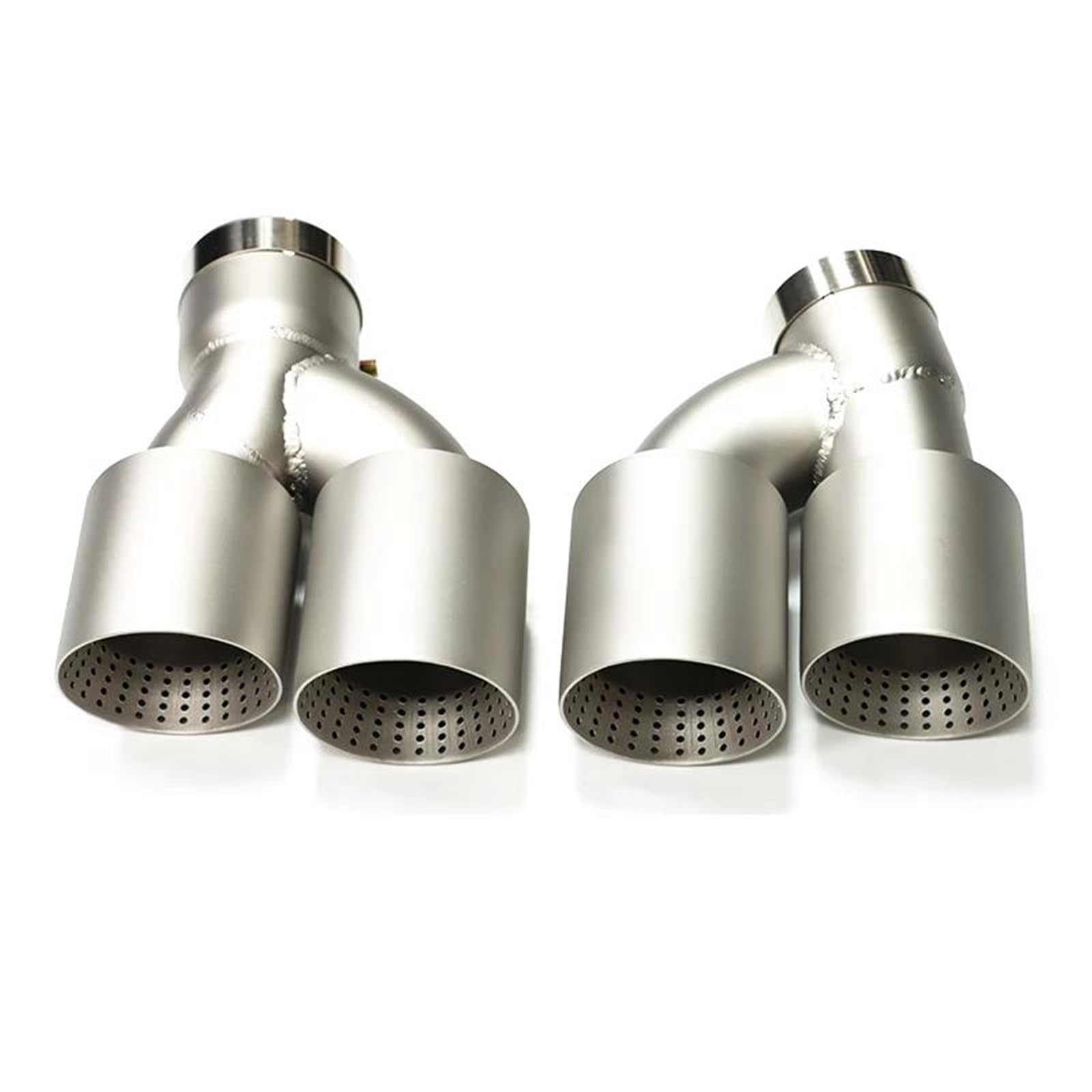Auspuffblenden Dual Out Auspuffblende Schalldämpferspitze H-förmiges Endrohr Für 525i 528i 530i G30 G31 2018+ 5er-Serie Auspuffblende Endrohrblenden(Matte SS) von DZSHONGXINSM