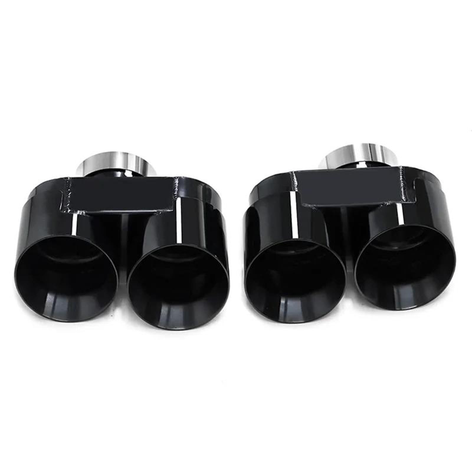 Auspuffblenden Quad-Auspuffblende Aus Kohlefaser Für G20 G21 330i 330d 320d Schalldämpfer Aus Edelstahl Mit Doppelauslass Auspuffanlage Endrohr Endrohrblenden(B Black 1) von DZSHONGXINSM