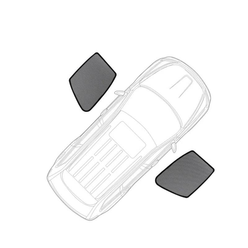 Auto Sonnenblende Für Civic Type R FD2 FD3 2005-2011 Magnetischer Autosonnenschutz Frontscheibenvorhang Heckscheibenvorhang Sonnenschutz Schild Sonnenschutz(2PCS Front Window) von DZSJUNCHENSM