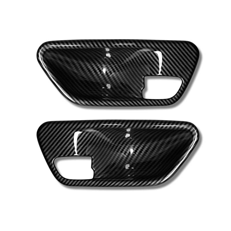 Zentrale Dashboard Dekoration 2 STÜCKE Autoverkleidung Türschüssel Aufkleber Carbon Style ABS Aufkleber Abdeckung Passend Für 3 4er F30 F31 F34 3GT F32 F33 F36 Auto Styling Lüftungsgitter Zierleiste von DZSMACHENGSM