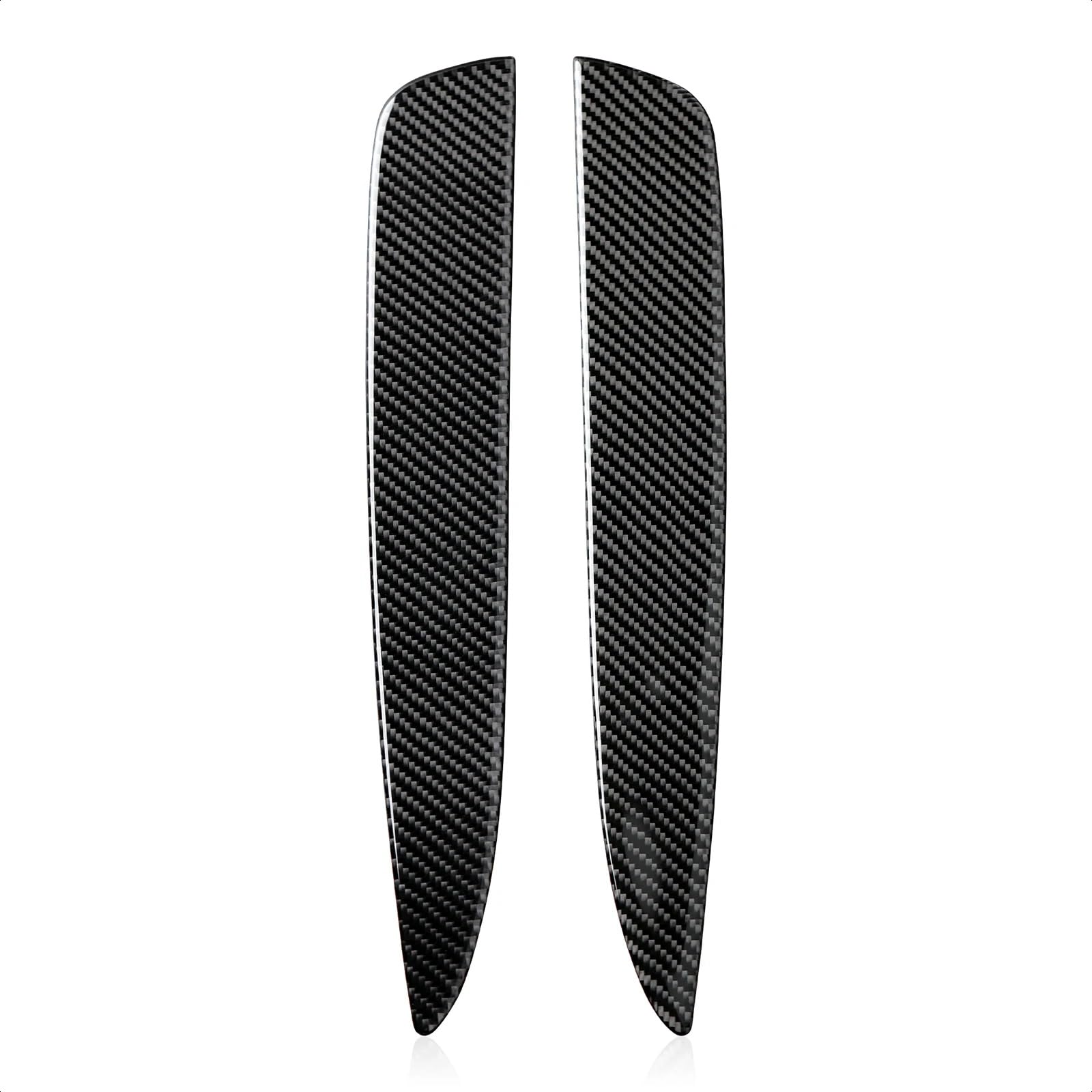 Zentrale Dashboard Dekoration Auto Rücksitz Armlehne Aufkleber Aufkleber Carbon Fiber Trim Abdeckung Für Chevy Für Camaro 2010-2015 Zubehör Auto Styling Lüftungsgitter Zierleiste(Schwarz) von DZSMACHENGSM