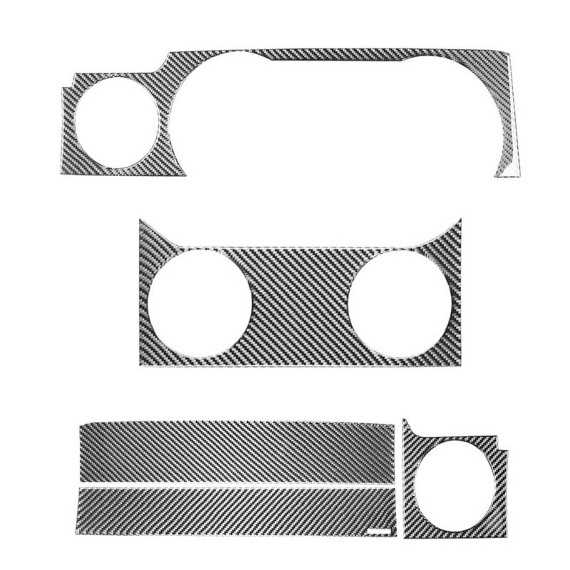 Zentrale Dashboard Dekoration Carbon Fiber Auto Dashboard Instrument Panel Abdeckung Aufkleber Trim Für Ford Für Mustang 2005 2006 2007 2008 2009 Auto Styling Lüftungsgitter Zierleiste von DZSMACHENGSM