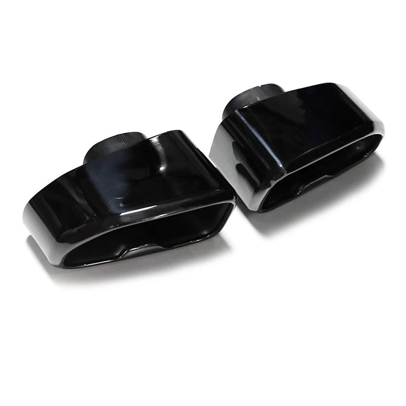 Endrohrblenden 1 Paar Auto-Auspuffblende Für G01 X3 G02 X4 2019 2020 Edelstahl-Schalldämpferblende Auspuffrohr Quadratisches Endrohr Auspuffanlage Auspuff Endrohr(Schwarz) von DZSNBMSHD
