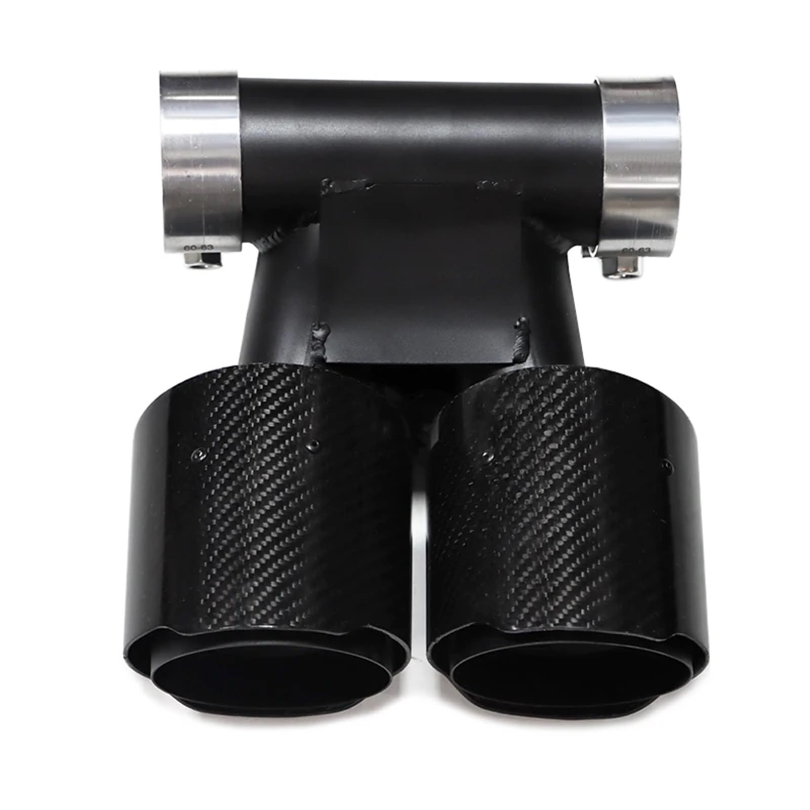 Endrohrblenden 1 STK Dual Carbon Fiber Auto Auspuffblende Für 718 Für Cayman Für Boxster Für 982 (2016-Up) Schalldämpferblende Endrohr Auspuffanlage Düse Auspuff Endrohr(Carbon B) von DZSNBMSHD