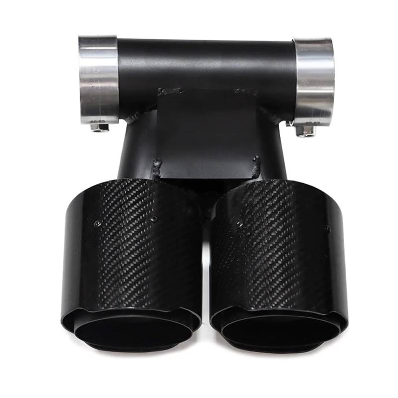 Endrohrblenden 1 STK Dual Carbon Fiber Auto Auspuffblende Für 718 Für Cayman Für Boxster Für 982 (2016-Up) Schalldämpferblende Endrohr Auspuffanlage Düse Auspuff Endrohr(Carbon B) von DZSNBMSHD