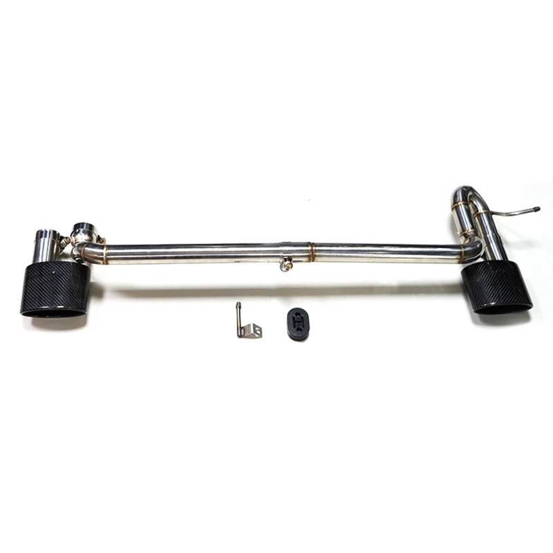 Endrohrblenden 1 Set Dual Carbon Fiber Auto Auspuffblende Für VW Für CC Double Out Schalldämpferblende Edelstahl Auspuffblende Auspuff System Düse Auspuff Endrohr(Carbon B) von DZSNBMSHD