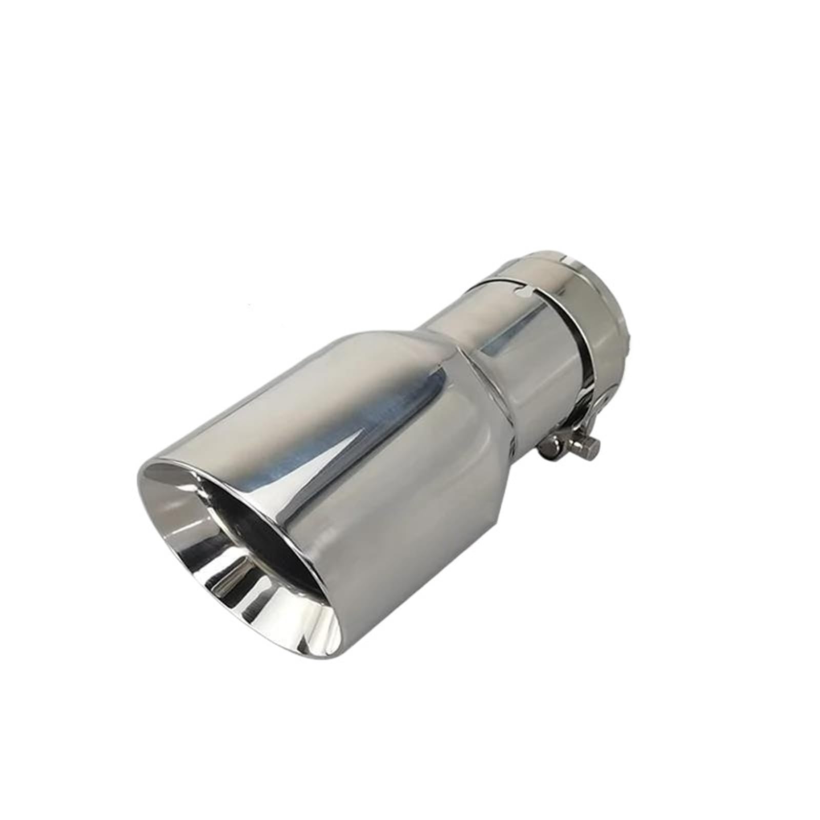 Endrohrblenden 1 Stück 304 Edelstahl Universal Auspuffanlage Ende Chrom Rohr + Auto Auspuffblende Auspuff Endrohr(Inlet60 outlet76mm) von DZSNBMSHD