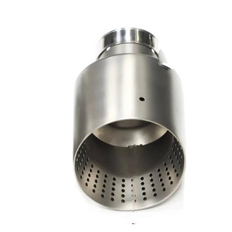 Endrohrblenden 1 Stück Auto-Auspuffblende System Rohr Universal-Auspuffblende Für VW Für GTI Für MK7 Für Golf 7 Düse 60MM 63mm Schalldämpferspitze Auspuff Endrohr(ID51MM OD101MM) von DZSNBMSHD