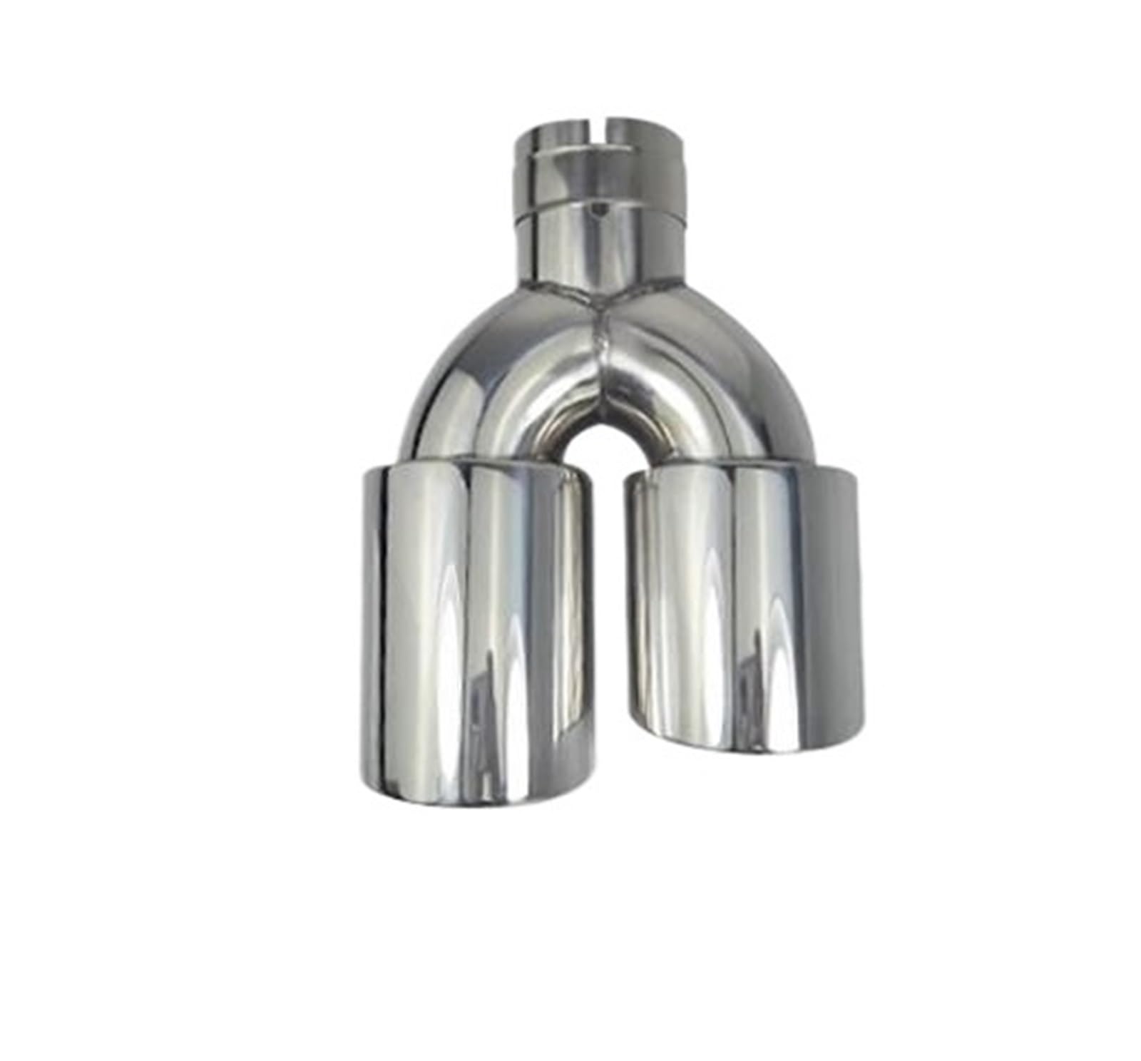 Endrohrblenden 1 Stück Auto Univeral Auspuff Systerm Dual Tipps Edelstahl Endrohre Für Ändern Düse Für Schalldämpfer Auspuff Endrohr(Right in63-Out76mm) von DZSNBMSHD