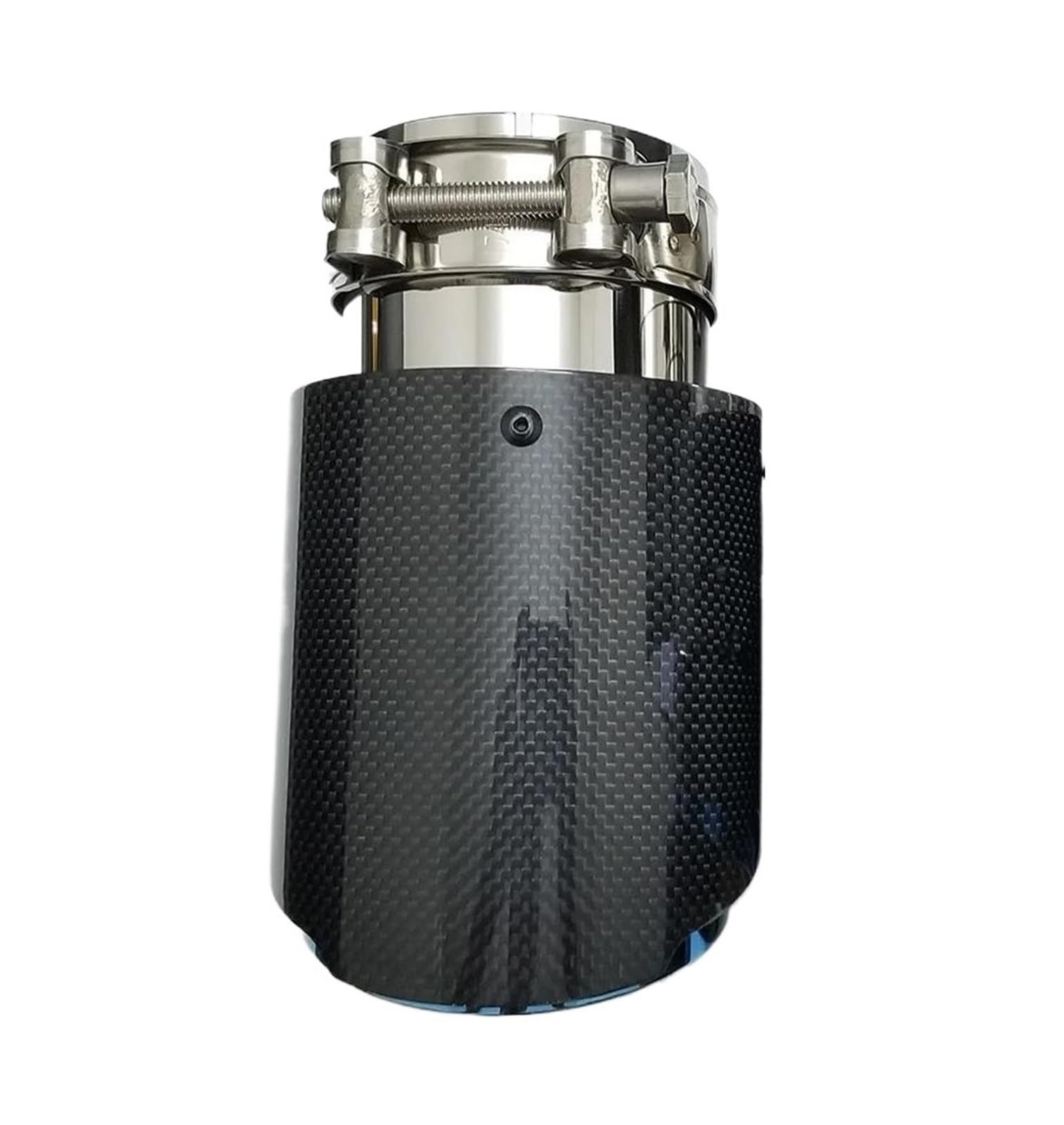 Endrohrblenden 1 Stück Blaues Auspuffrohr Glänzend Auto Modifizierte Düsen Tails Schalldämpfer Tipps Für 520i 523i 525i 528i F30 316i 318i Auspuff Endrohr(63MM IN 76MM OUT) von DZSNBMSHD