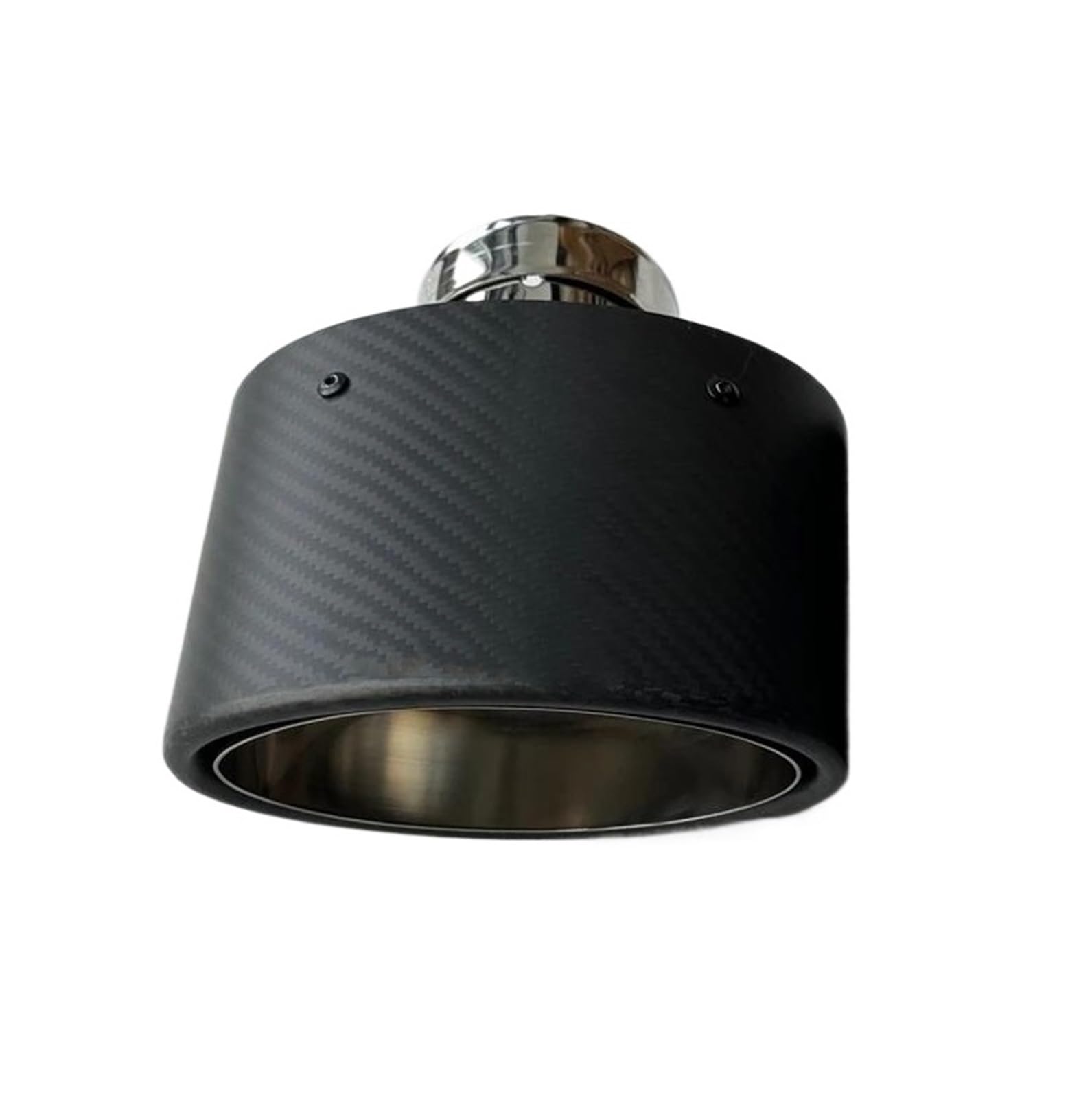 Endrohrblenden 1 Stück Ovale Matte Kohlefaser 130 Mm/150 Mm Außenlänge Splitter Edelstahl Universal Auto Endrohr Auspuffrohr Tipps Schalldämpfer Auspuff Endrohr(ID 57MM-OD 150MM) von DZSNBMSHD