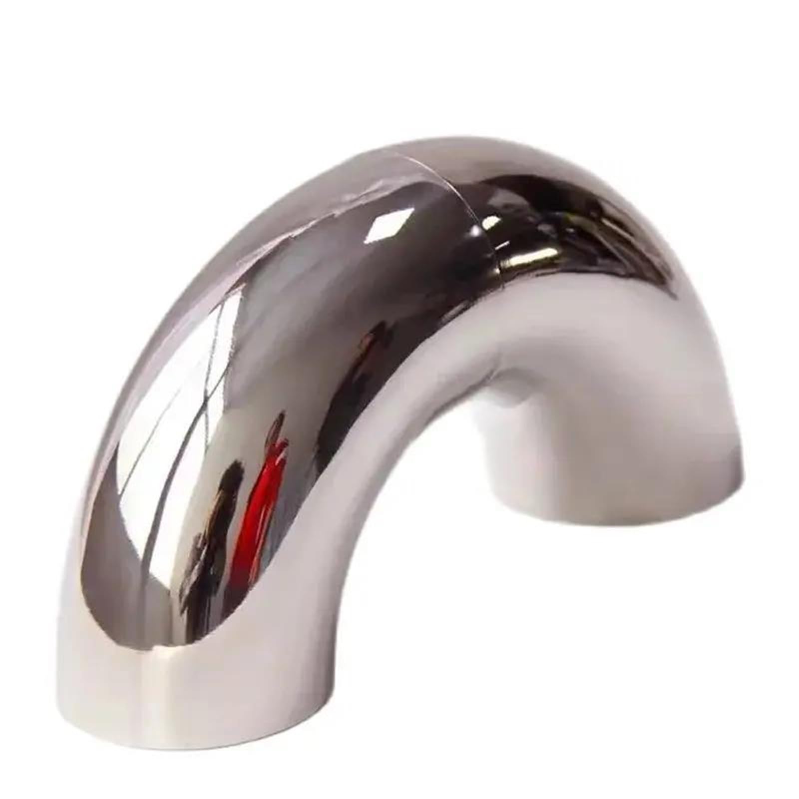 Endrohrblenden 1 Stücke 304 Edelstahl Ellenbogen 90 Grad Winkel Ellenbogen 1,5mm Dicke 51m 60mm 63mm 76mm Sanitär Butt Schweißen Auto Auspuffrohr Auspuff Endrohr(76mm) von DZSNBMSHD