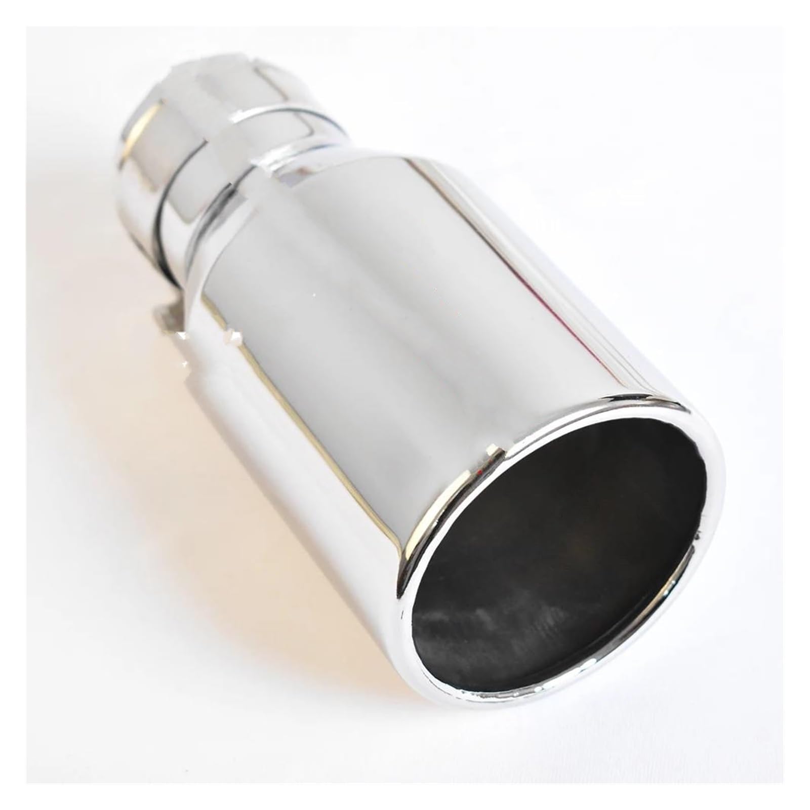 Endrohrblenden 1PC Universal Auto Zubehör 304 Edelstahl Lockige Flansch Schalldämpfer Spitze Ende Rohr Für Toyota Auspuff Endrohr(ID 57 OD 101mm) von DZSNBMSHD