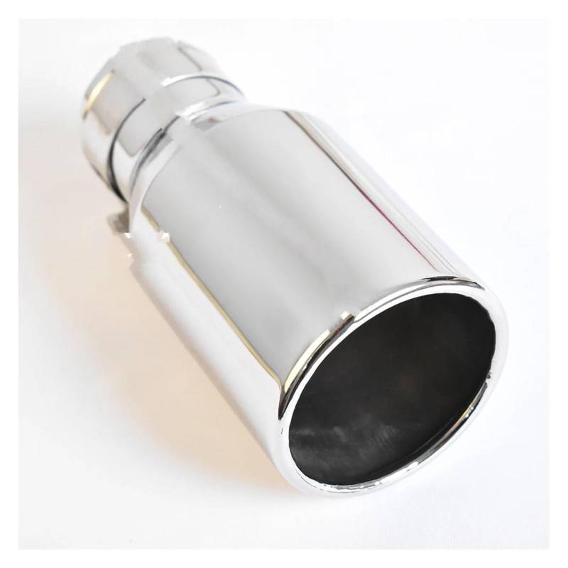 Endrohrblenden 1PC Universal Auto Zubehör 304 Edelstahl Lockige Flansch Schalldämpfer Spitze Ende Rohr Für Toyota Auspuff Endrohr(ID 57 OD 101mm) von DZSNBMSHD