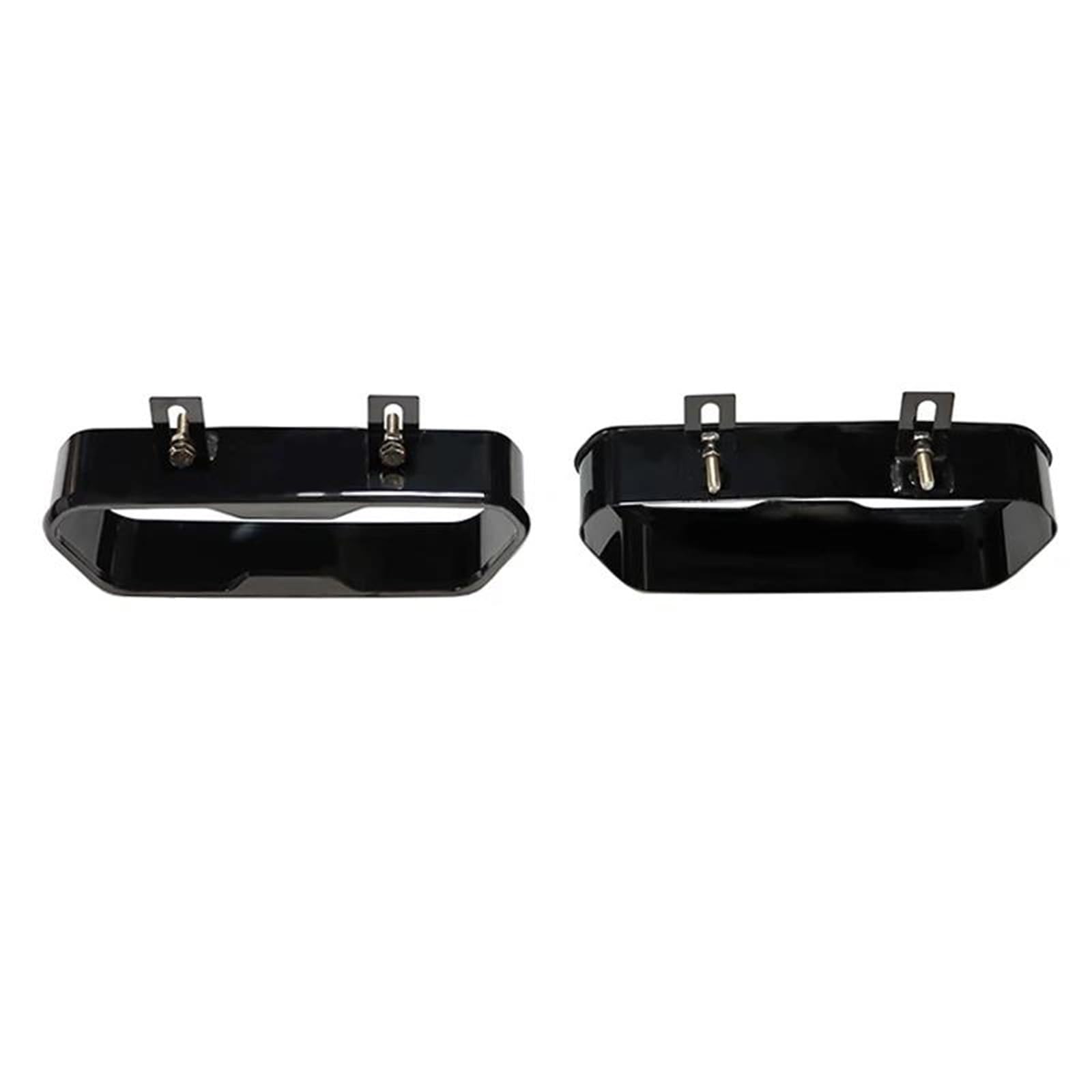 Endrohrblenden 2 Stücke Auto Abgasrohr Für Benz Für G Klasse G63 G500 G55 W463 Schalldämpfer Spitze Abgasanlage Düse Edelstahl Endrohr Auspuff Endrohr(SS Black) von DZSNBMSHD