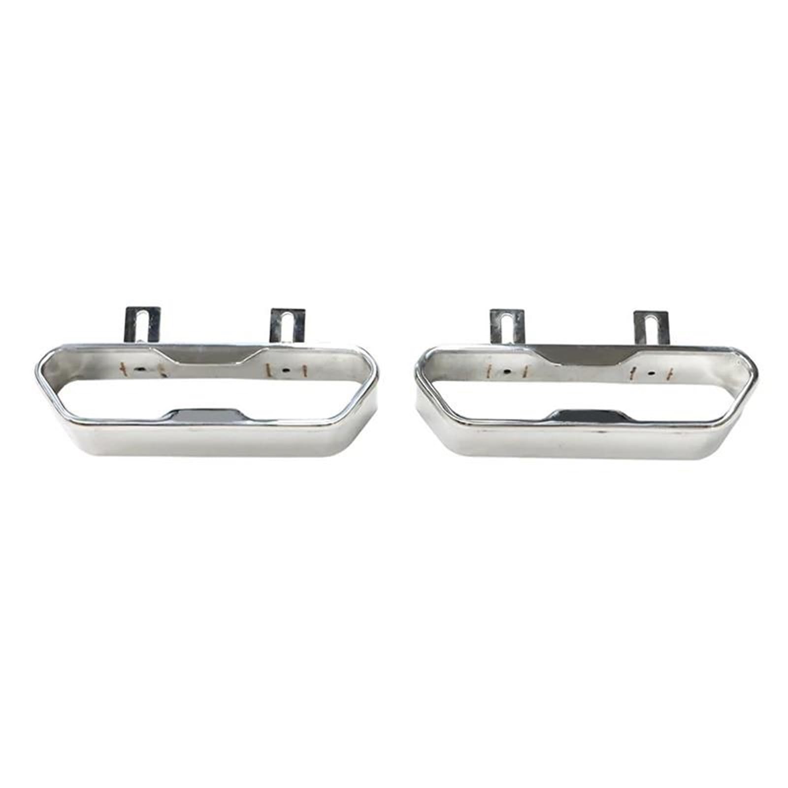 Endrohrblenden 2 Stücke Auto Abgasrohr Für Benz Für G Klasse G63 G500 G55 W463 Schalldämpfer Spitze Abgasanlage Düse Edelstahl Endrohr Auspuff Endrohr(SS Silver) von DZSNBMSHD