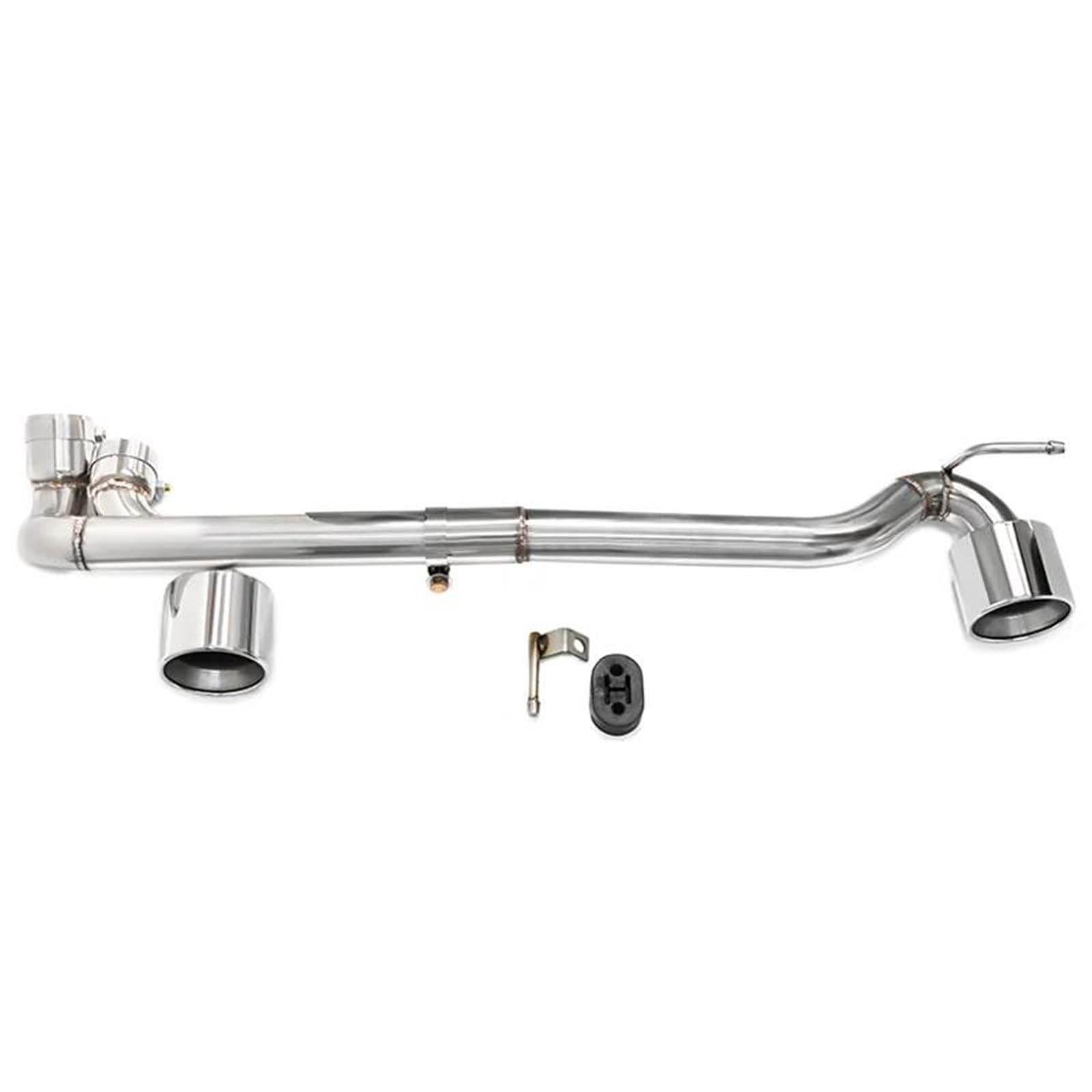 Endrohrblenden 304 Edelstahl-Auspuffrohr Double Out Auto-Auspuffblende Für E90 E92 320i 330i 325i 2006-2016 Stoßstangen-Schalldämpferspitze Auspuff Endrohr(Silber) von DZSNBMSHD