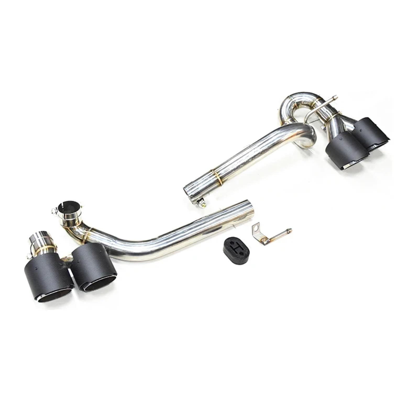 Endrohrblenden Auspuffendrohr Für 5 Series E60 525i 523i 520i 530i Upgrade Für M5 Für MT Stoßstange Quad Schalldämpfer Auspuff System Auspuff Endrohr(Schwarz) von DZSNBMSHD