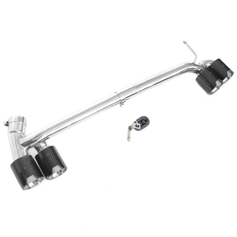 Endrohrblenden Auspuffrohr Für F30 F31 320i 318i 2013-2016 Verbessert Für MT Für MP-Stoßstange 4-Auslass-Auspuffendrohr-Schalldämpfer Auspuff Endrohr(Carbon B) von DZSNBMSHD