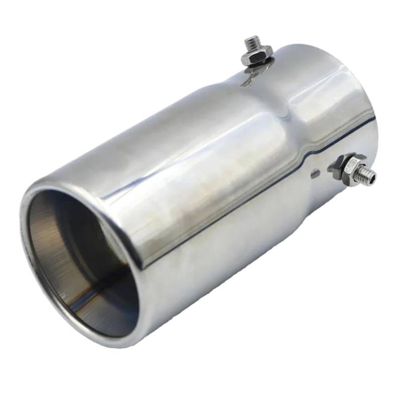 Endrohrblenden Auto-Auspuffanlage Aus Verdickte Schalldämpfer-Rohrspitze Universelle 70-mm-Schalldämpfer Aus Dekorationen Die Autoaußenteile Auspuff Endrohr(Sivler round330) von DZSNBMSHD