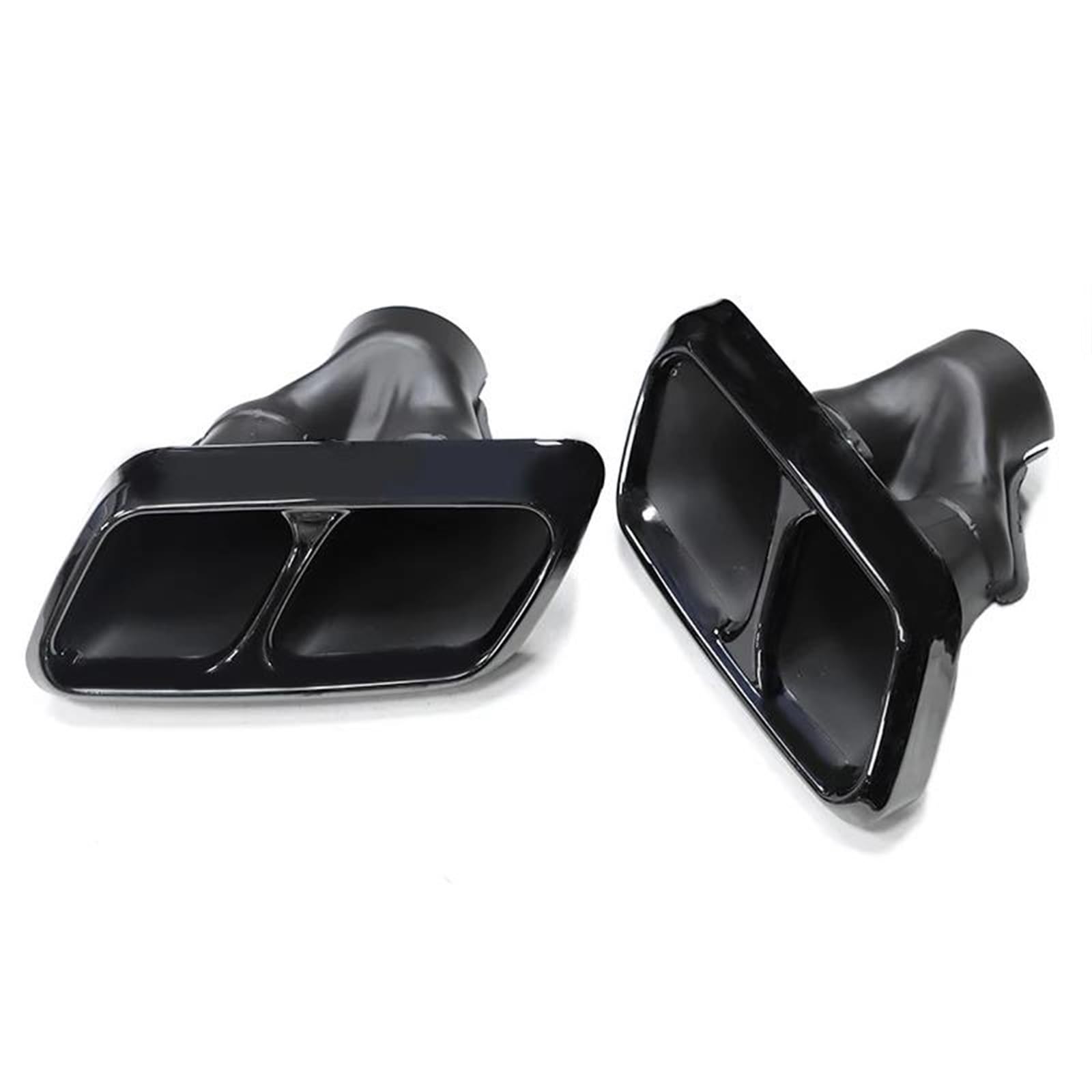 Endrohrblenden Auto-Auspuffblende 304 Edelstahl-Auspuffrohr Schalldämpferblende Für 2014–2017 Für Range Für Rover Bodykit Quadratische Auspuffanlage Auspuff Endrohr(Schwarz) von DZSNBMSHD