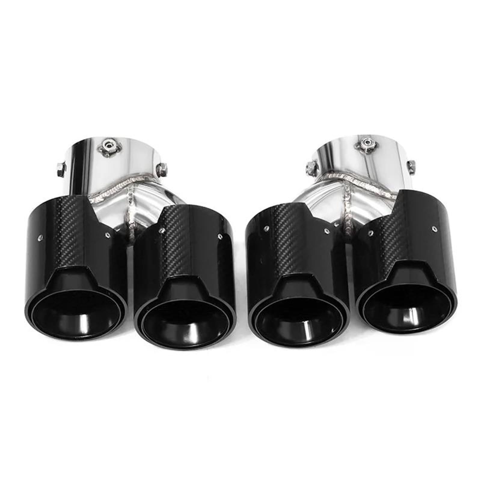 Endrohrblenden Auto-Auspuffblende Für G42 Für M240i 2019+ Auspuffrohr Carbon Fiber Quad Schalldämpfer Spitze Auspuffanlage Endrohrdüse Auspuff Endrohr(Carbon A) von DZSNBMSHD