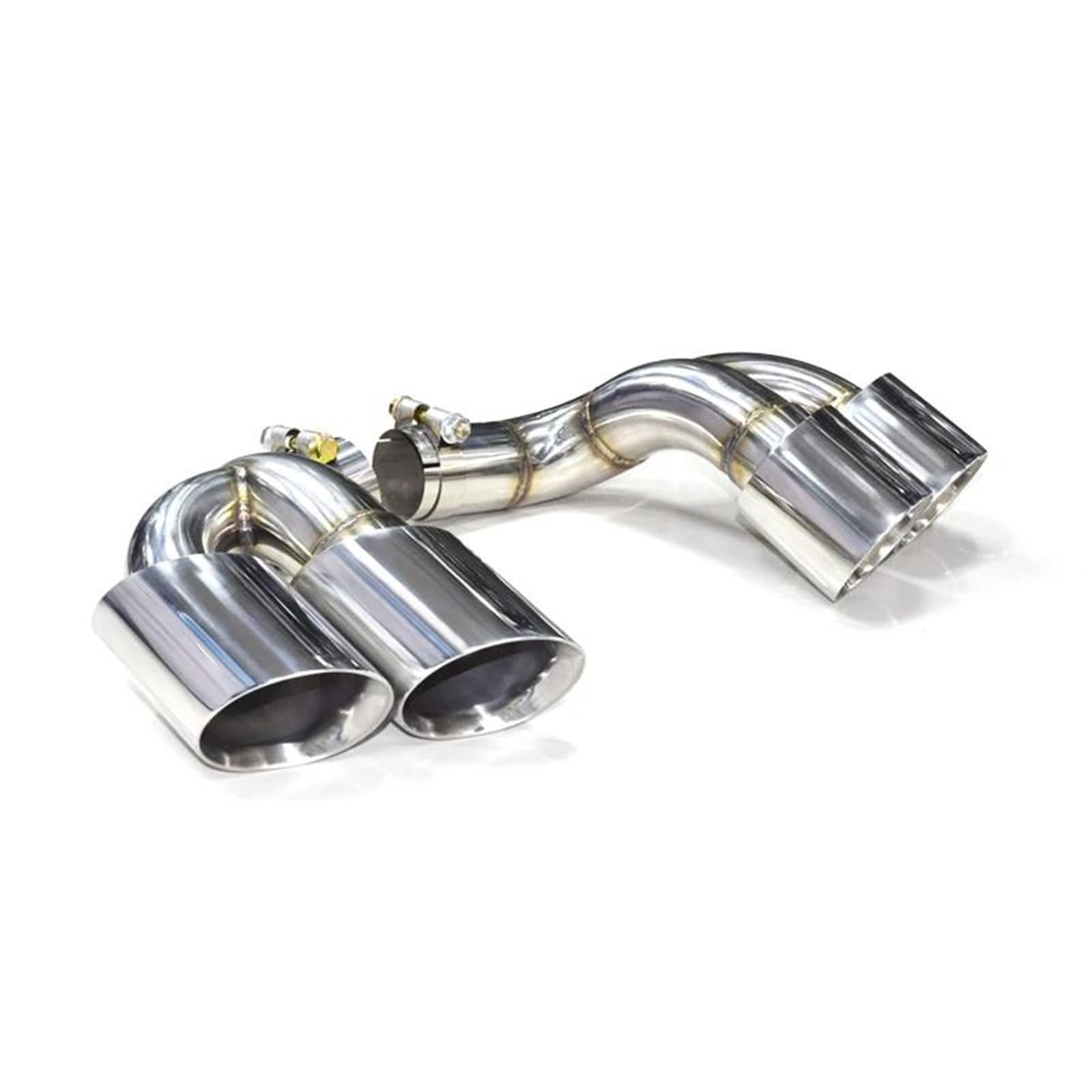 Endrohrblenden Auto-Auspuffblende Für X6 E71 2006–2014 Vierfach-Auspuffrohr Schalldämpferspitze Auspuffanlage Düse Und Auspuffabdeckung Auspuff Endrohr(Silver exhaust) von DZSNBMSHD