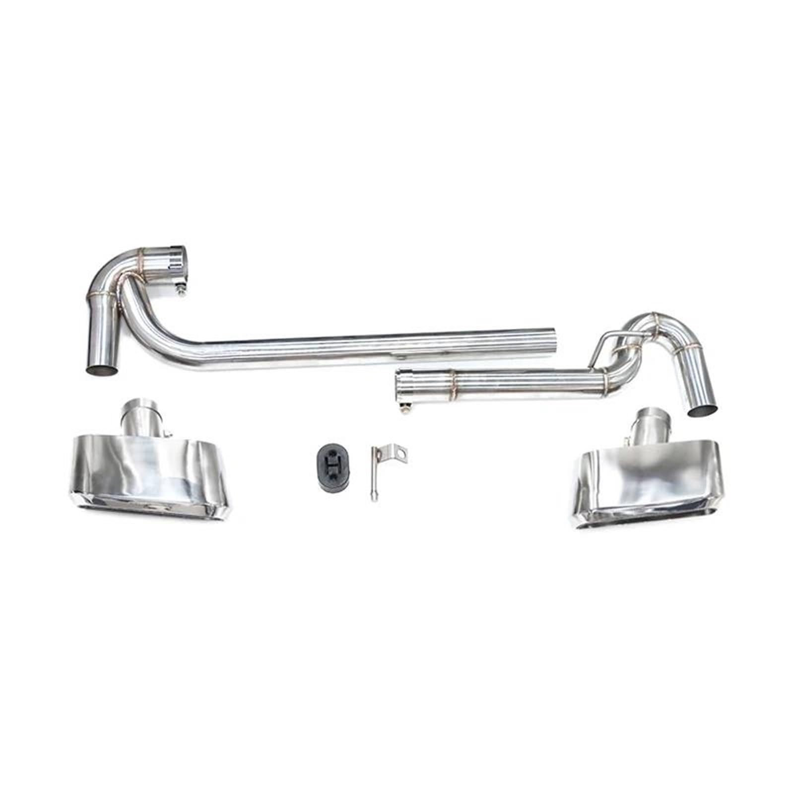 Endrohrblenden Auto-Auspuffendrohr Für F25 X3 F26 X4 Schalldämpfer Upgrade Quadratisches Auspuffendrohr Auspuffanlage Düse Auspuff Endrohr(Silber) von DZSNBMSHD