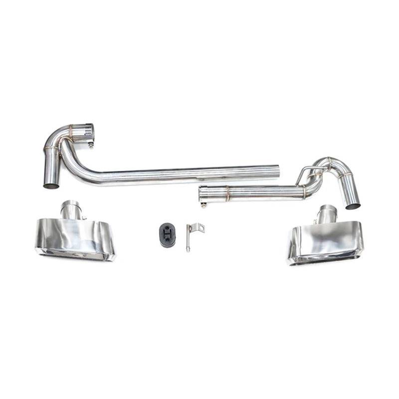 Endrohrblenden Auto-Auspuffendrohr Für F25 X3 F26 X4 Schalldämpfer Upgrade Quadratisches Auspuffendrohr Auspuffanlage Düse Auspuff Endrohr(Silber) von DZSNBMSHD