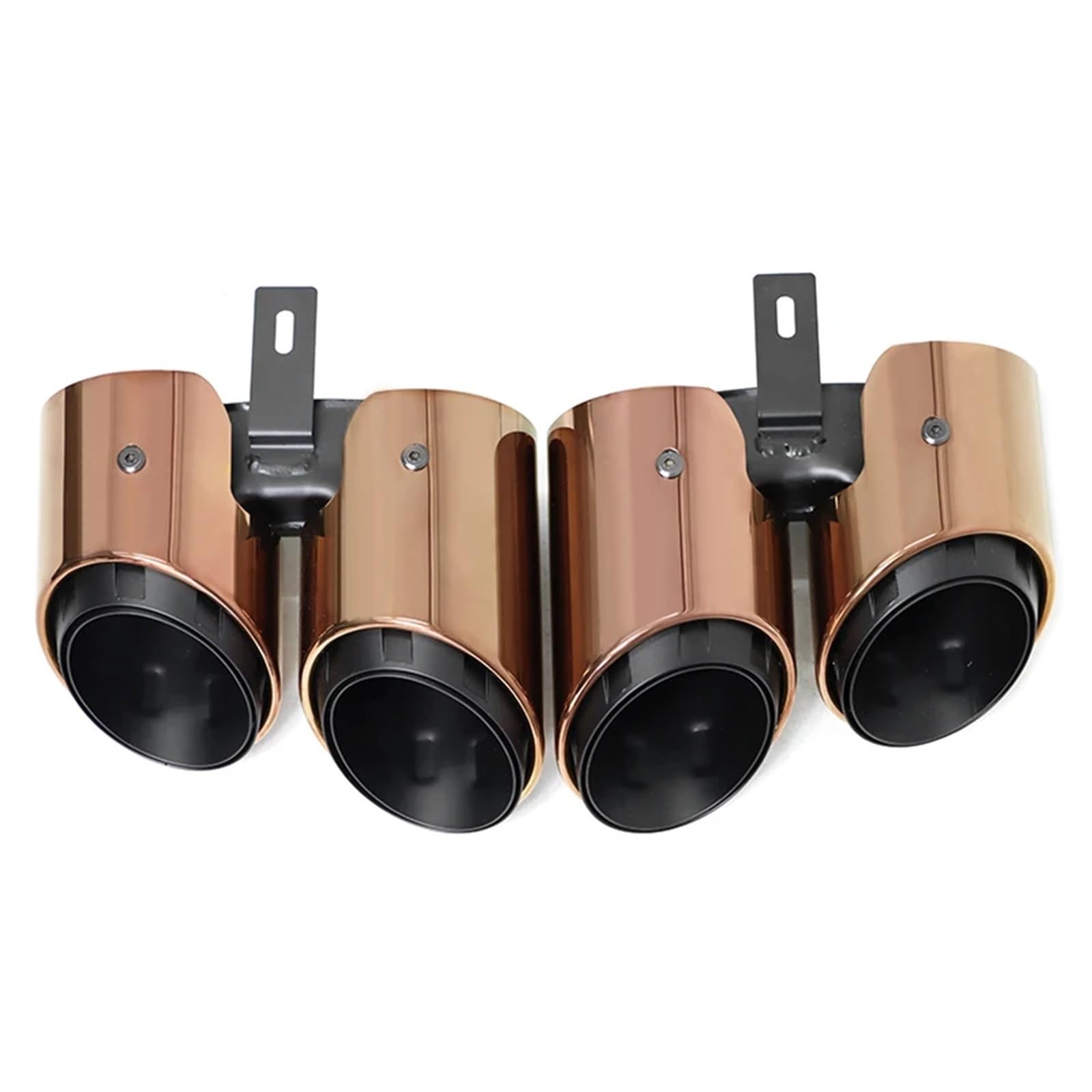 Endrohrblenden Auto-Auspuffspitze Upgrade-Sport Quad-Endrohr Schalldämpfer Auspuffanlage Für Paramera Für 971 2017–2024 Auspuff Endrohr(Triple Layer Bronze) von DZSNBMSHD