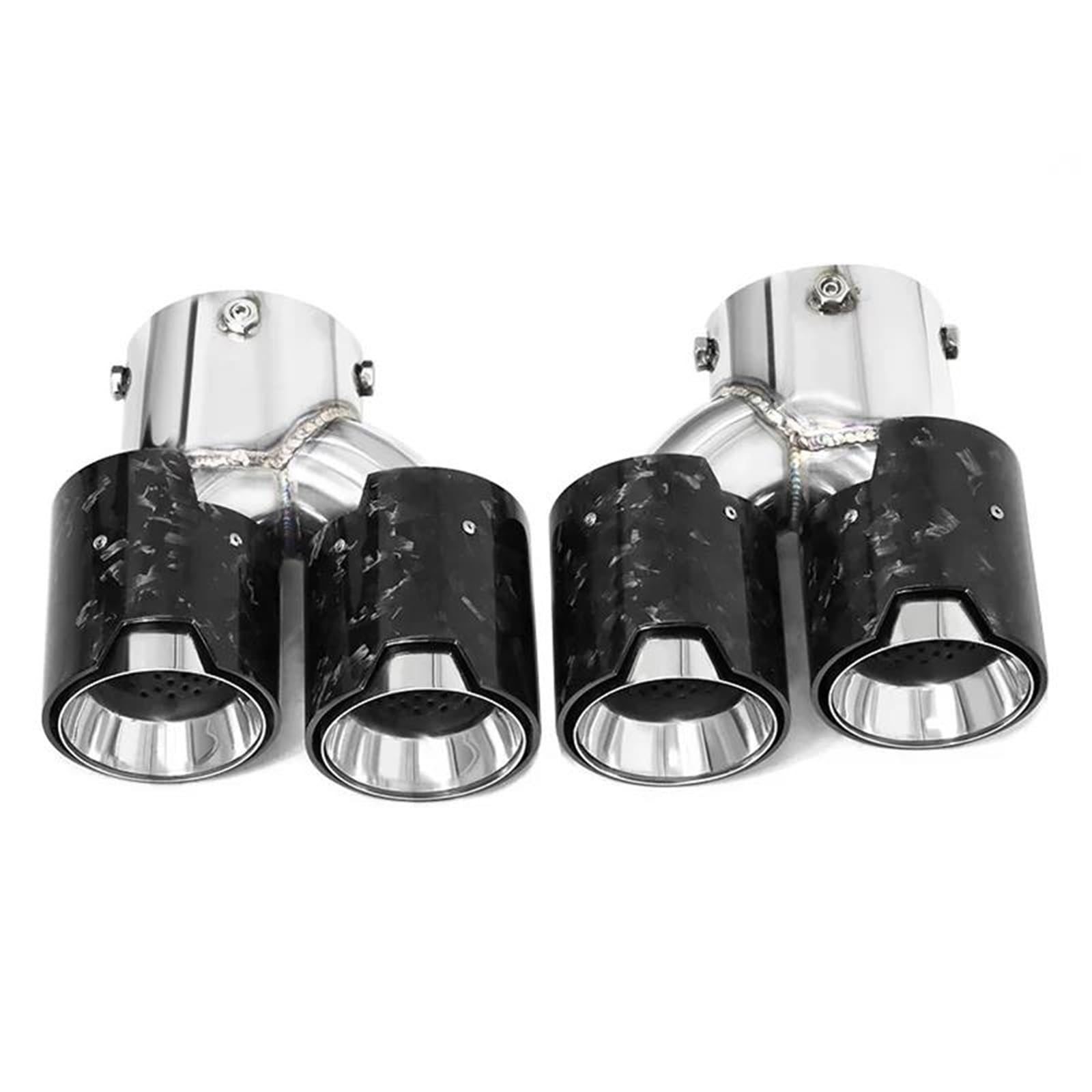 Endrohrblenden Auto Quad Auspuff Tipp Für M240i G42 2019 2020 2021 2022 + Carbon Faser Schalldämpfer Spitze Düse Endrohr Auspuff Auspuff Endrohr(Carbon C) von DZSNBMSHD