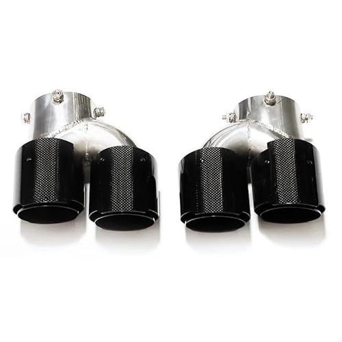 Endrohrblenden Auto-Quad-Auspuffspitze Für G22 G23 G26 Für M440i 2021 2022+ Doppelauspuffrohr Schalldämpferspitze Auspuffanlage Düse Endrohr Auspuff Endrohr(Carbon B) von DZSNBMSHD