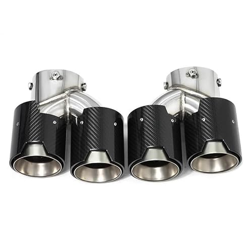 Endrohrblenden Auto-Quad-Auspuffspitze Für G22 G23 G26 Für M440i 2021 2022+ Doppelauspuffrohr Schalldämpferspitze Auspuffanlage Düse Endrohr Auspuff Endrohr(Carbon D) von DZSNBMSHD