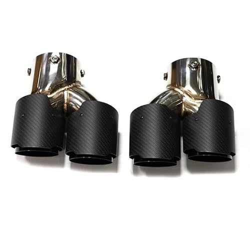 Endrohrblenden Auto-Quad-Auspuffspitze Für G22 G23 G26 Für M440i 2021 2022+ Doppelauspuffrohr Schalldämpferspitze Auspuffanlage Düse Endrohr Auspuff Endrohr(Carbon I) von DZSNBMSHD