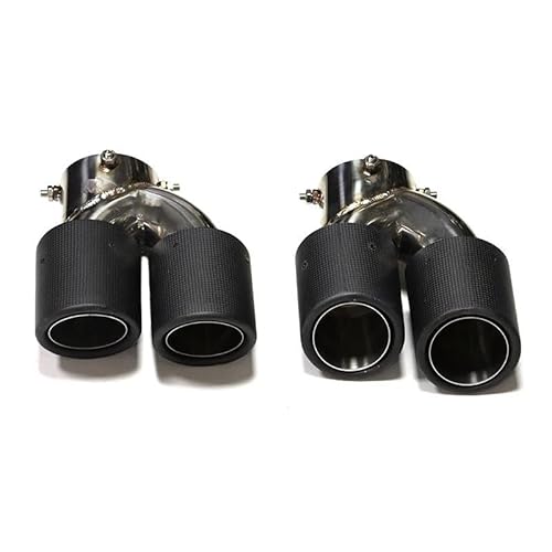 Endrohrblenden Auto-Quad-Auspuffspitze Für G22 G23 G26 Für M440i 2021 2022+ Doppelauspuffrohr Schalldämpferspitze Auspuffanlage Düse Endrohr Auspuff Endrohr(Carbon J) von DZSNBMSHD