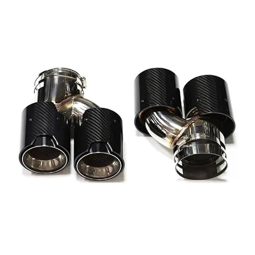 Endrohrblenden Auto-Quad-Auspuffspitze Für G22 G23 G26 Für M440i 2021 2022+ Doppelauspuffrohr Schalldämpferspitze Auspuffanlage Düse Endrohr Auspuff Endrohr(Carbon O) von DZSNBMSHD
