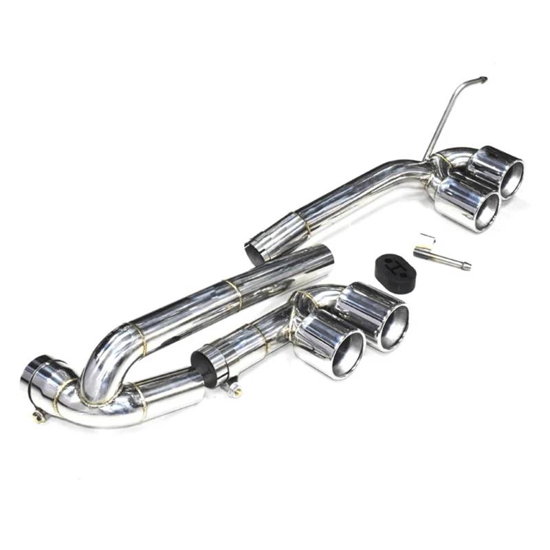Endrohrblenden Autozubehör Quad-Auspuffblende Für E90 E92 320i 318i 325i Für M3-Stoßstange Für 3er-Autoauspuff Auspuff Endrohr(Silber) von DZSNBMSHD