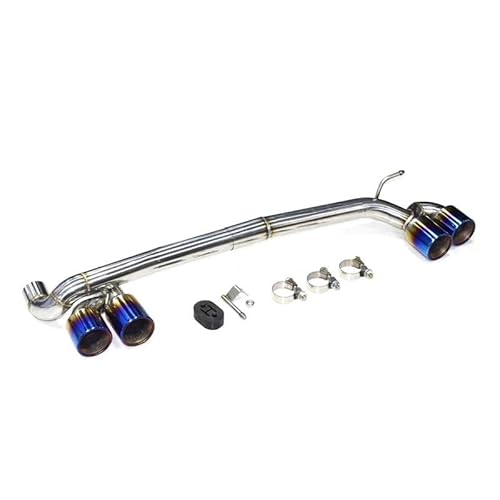 Endrohrblenden Carbon Fiber Auspuff Tipp Quad Auto Auspuffrohr Endrohr Für F30 F31 320i 330i F33 F34 428i 420i 425i Schalldämpfer Spitze Auspuff Endrohr(Blue 54mm) von DZSNBMSHD