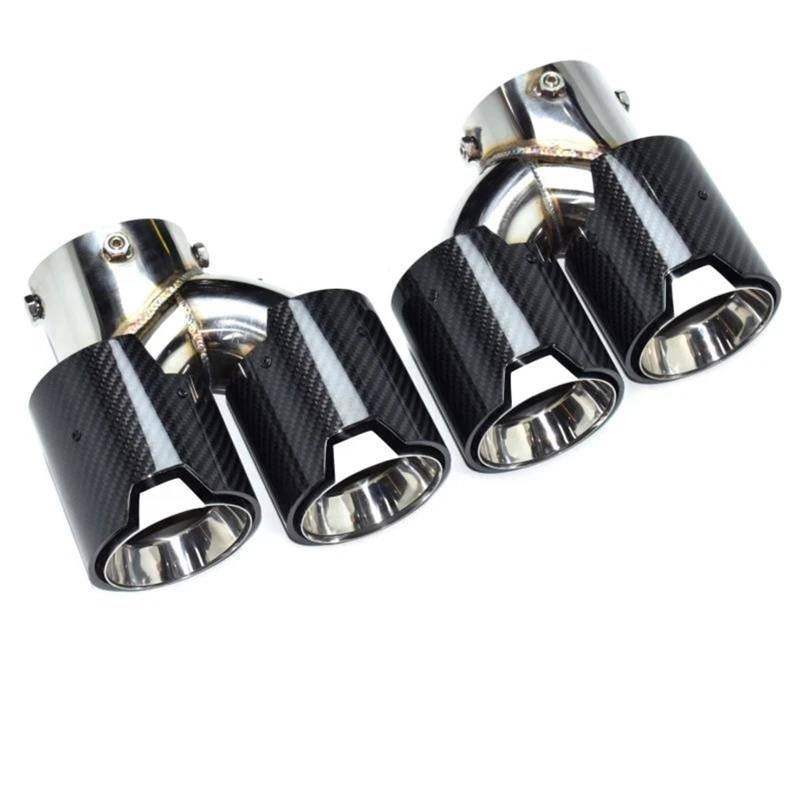 Endrohrblenden Endrohr Für G20 G21 G23 G42 Für M240i Für M340i Für M440i Auspuffrohr Upgrade Quad Schalldämpfer Spitze Düse Auspuff Kopf Auspuff Endrohr(Black 7) von DZSNBMSHD