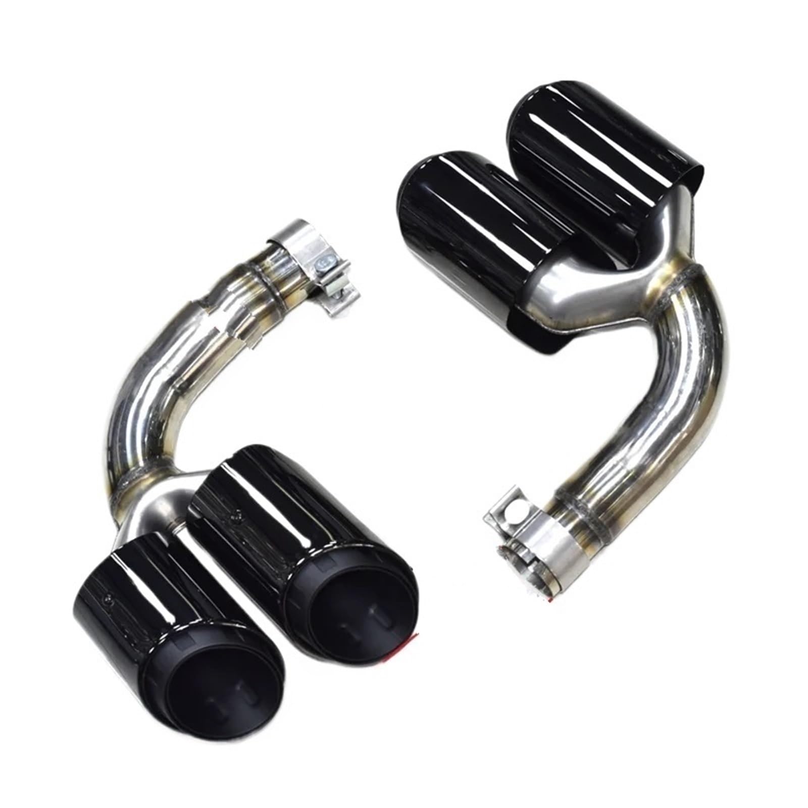 Endrohrblenden Für 2019-2024 Für VW Für Touareg Endrohr Auspuff Upgrade Sport Vier Outlet Ersatz Endrohr Schalldämpfer System Auspuff Endrohr(Gasoline Triple 3.0T) von DZSNBMSHD