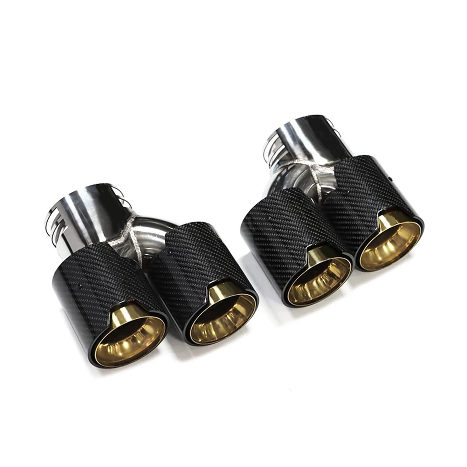 Endrohrblenden Für G20 G21 Für M340i Für MPE G42 Für M440i G22 Für M240i Upgrade Dual Outlet Quad Sport Endrohr Schalldämpfer Exha Auspuff Endrohr(Carbon D) von DZSNBMSHD