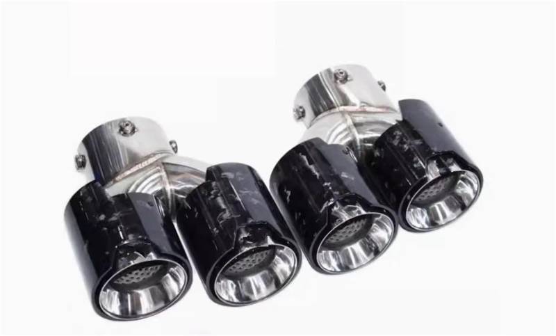 Endrohrblenden Für M240 330 Für M340 Für M440 Vier-weg Carbon Fiber Schwanz Kehle Für G20 G21 G42 Auspuffrohr Änderung Düse Auspuff Endrohr(Silber) von DZSNBMSHD