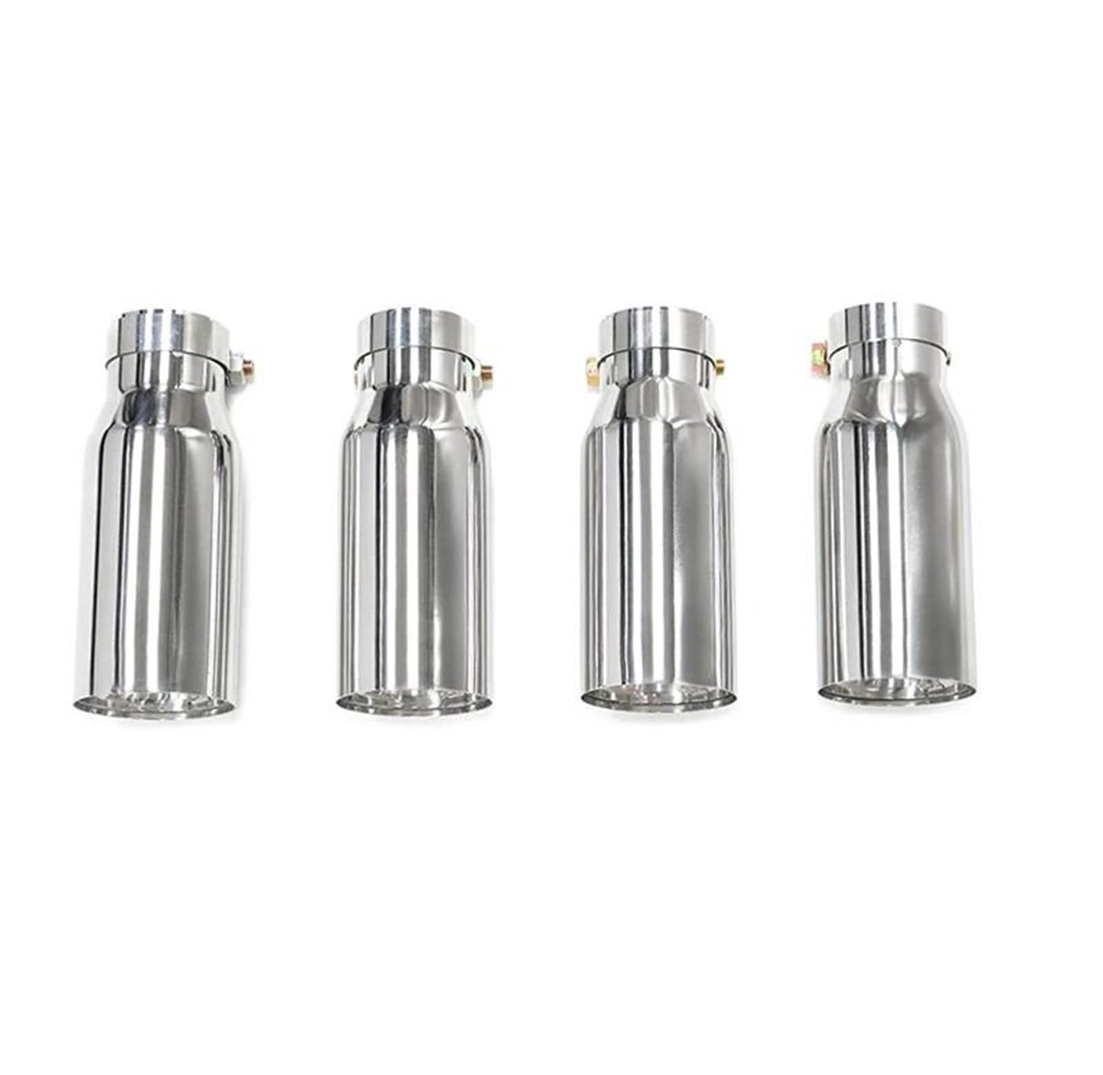 Endrohrblenden Für Mercedes Für Benz Für E92 E93 M3 2009-2013 Schalldämpfer-Endrohr-Upgrade Edelstahl-Kohlefaser-Auspuffanlage Auspuff Endrohr(Silve) von DZSNBMSHD