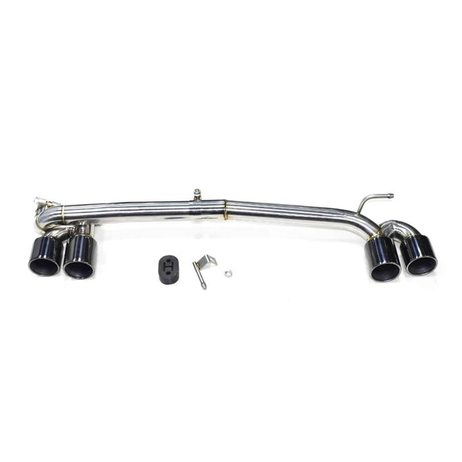 Endrohrblenden Quad 304 Edelstahl Auto Auspuffblende Für F30 F31 320i 330i B48 Auspuffanlage Düse Schalldämpfer Spitze Taipipe Auspuff Endrohr(Black 48mm) von DZSNBMSHD