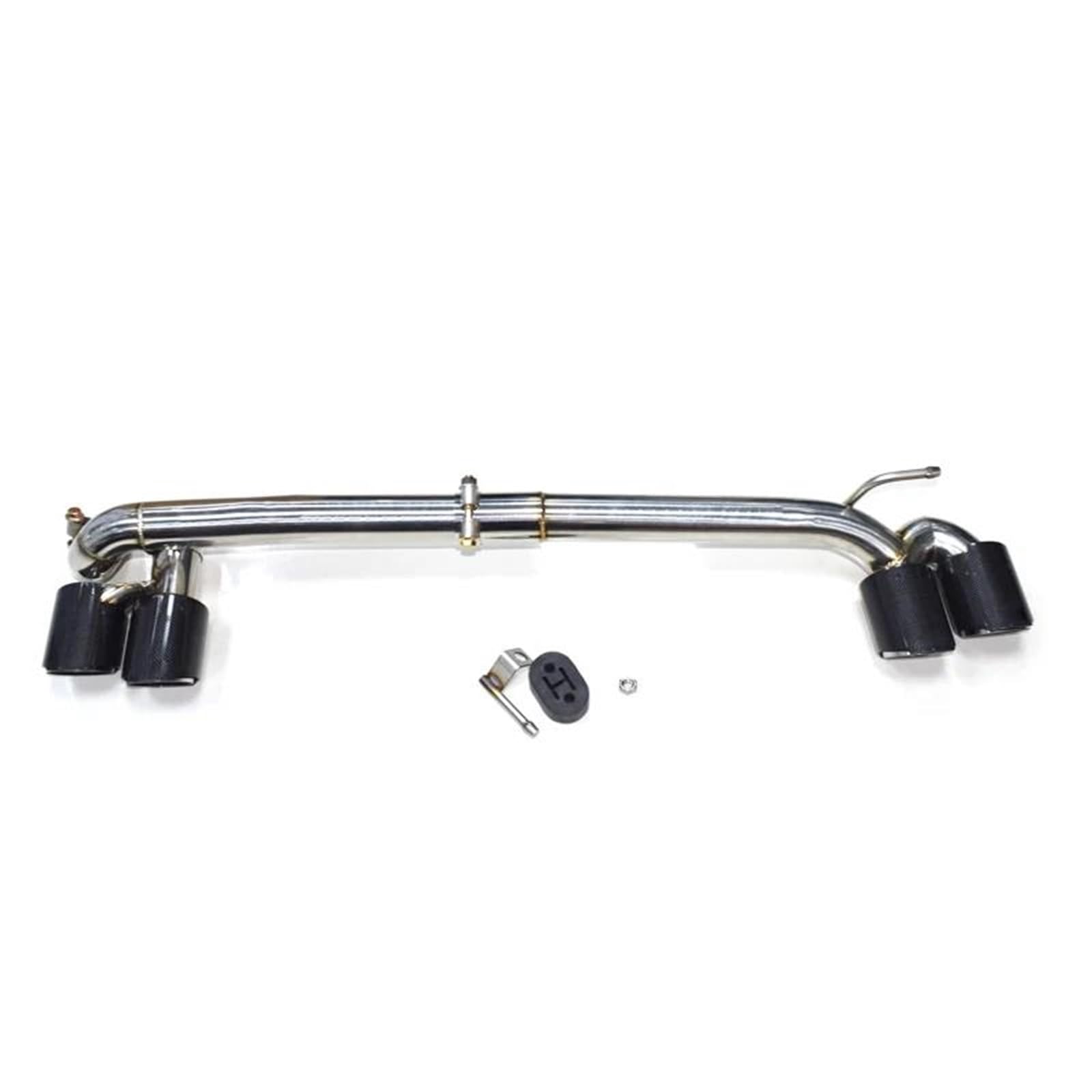 Endrohrblenden Quad 304 Edelstahl Auto Auspuffblende Für F30 F31 320i 330i B48 Auspuffanlage Düse Schalldämpfer Spitze Taipipe Auspuff Endrohr(Carbon A 48mm) von DZSNBMSHD