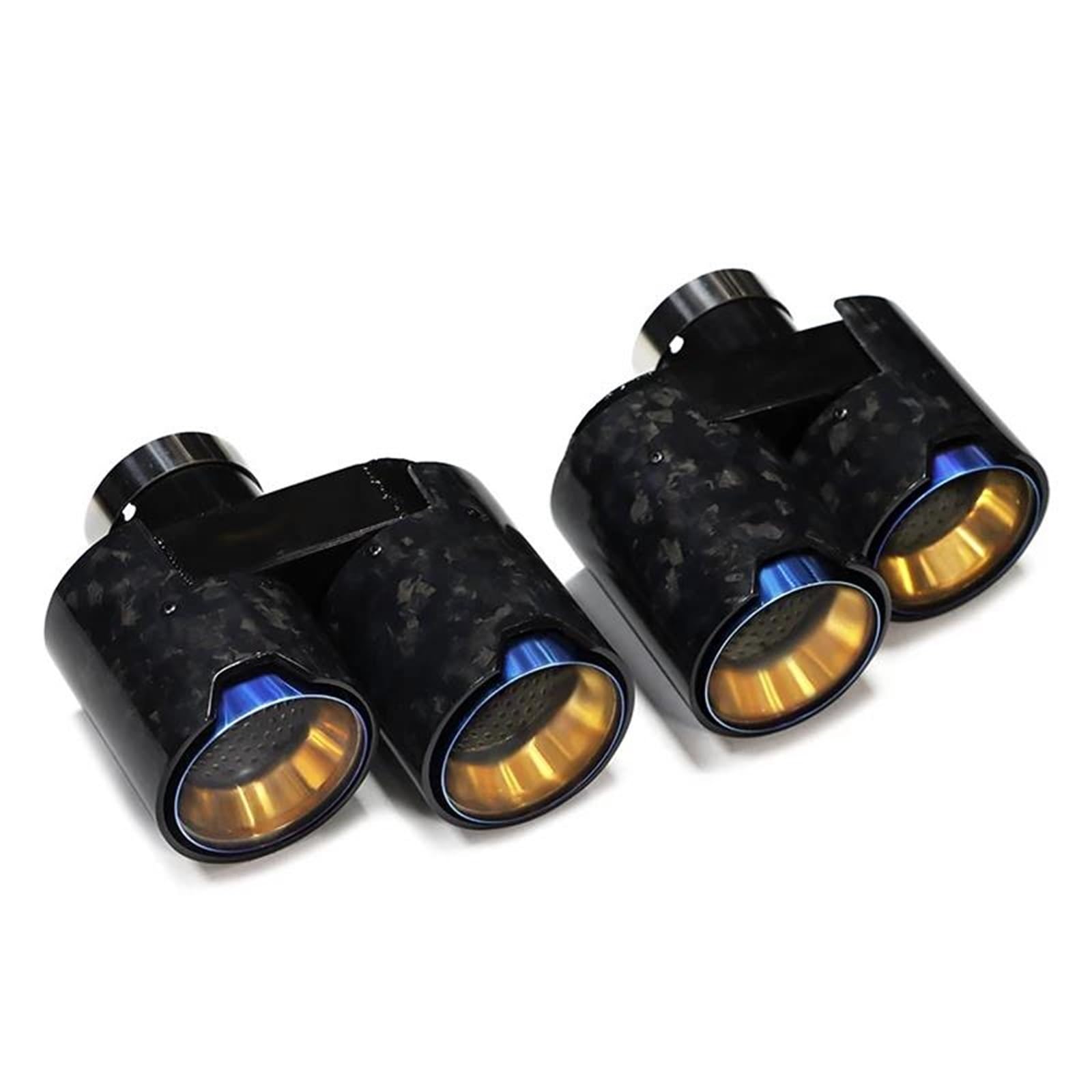 Endrohrblenden Quad-Auspuffblende Aus Kohlefaser Für G20 G21 330i 330d 320d Schalldämpfer Aus Edelstahl Mit Doppelauslass Auspuffanlage Endrohr Auspuff Endrohr(A Carbon 5) von DZSNBMSHD