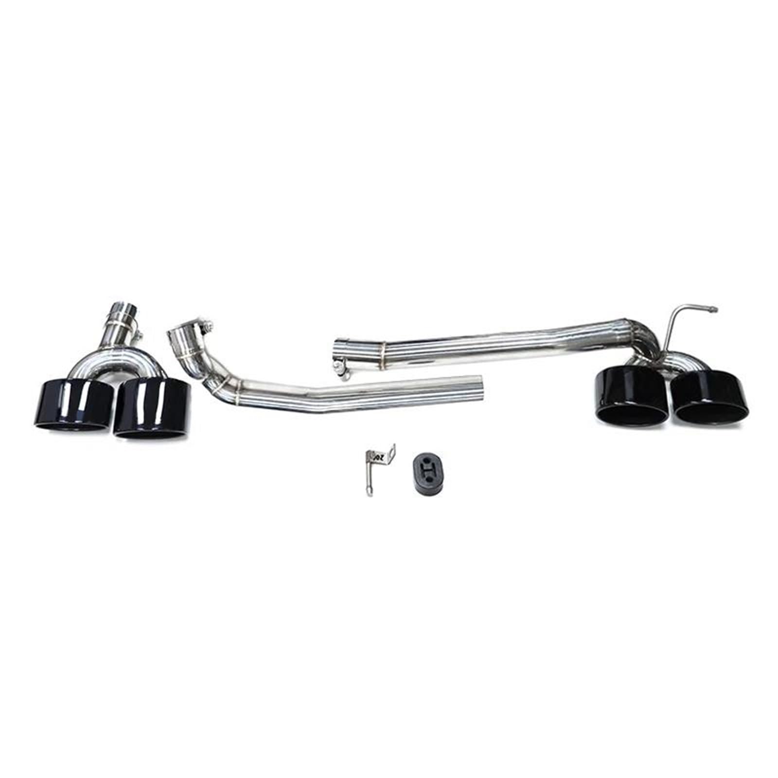 Endrohrblenden Quad-Auspuffblende Für Benz Für W204 C200 C180 C260 C63 2008–2013 Auspuffrohr 304 Edelstahl-Auspuffanlage Schalldämpferblende Auspuff Endrohr(Black 22cm) von DZSNBMSHD
