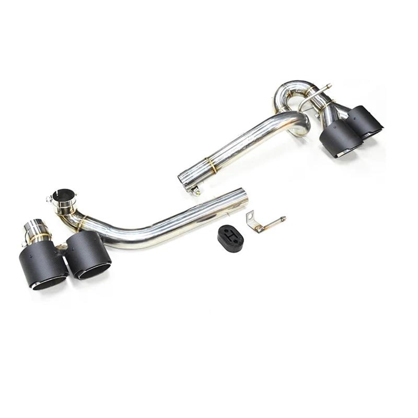 Endrohrblenden Quad-Auspuffblende Für E60 523i 520i 2006-2011 Geändert Für M5-Stoßstange Edelstahl Auto Auspuffblende Schalldämpferblende Auspuff Endrohr(Kohlenstoff) von DZSNBMSHD