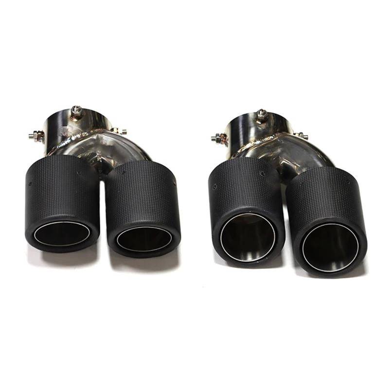 Endrohrblenden Quad-Auspuffblende Für G42 G22 Für M240i 2021 2022 Auspuffrohr Carbon Fiber Schalldämpfer Spitze Abgasanlage Düse Endrohr Auspuff Endrohr(Carbon look K) von DZSNBMSHD