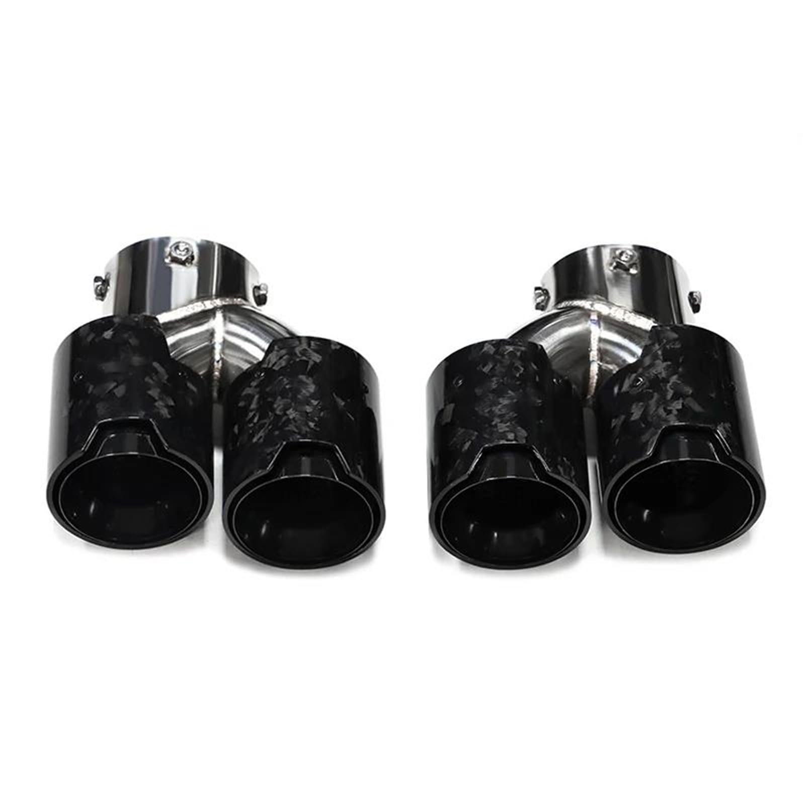 Endrohrblenden Quad-Auspuffblende Für G42 G22 Für M240i 2021 2022 Auspuffrohr Carbon Fiber Schalldämpfer Spitze Abgasanlage Düse Endrohr Auspuff Endrohr(Carbon look O) von DZSNBMSHD